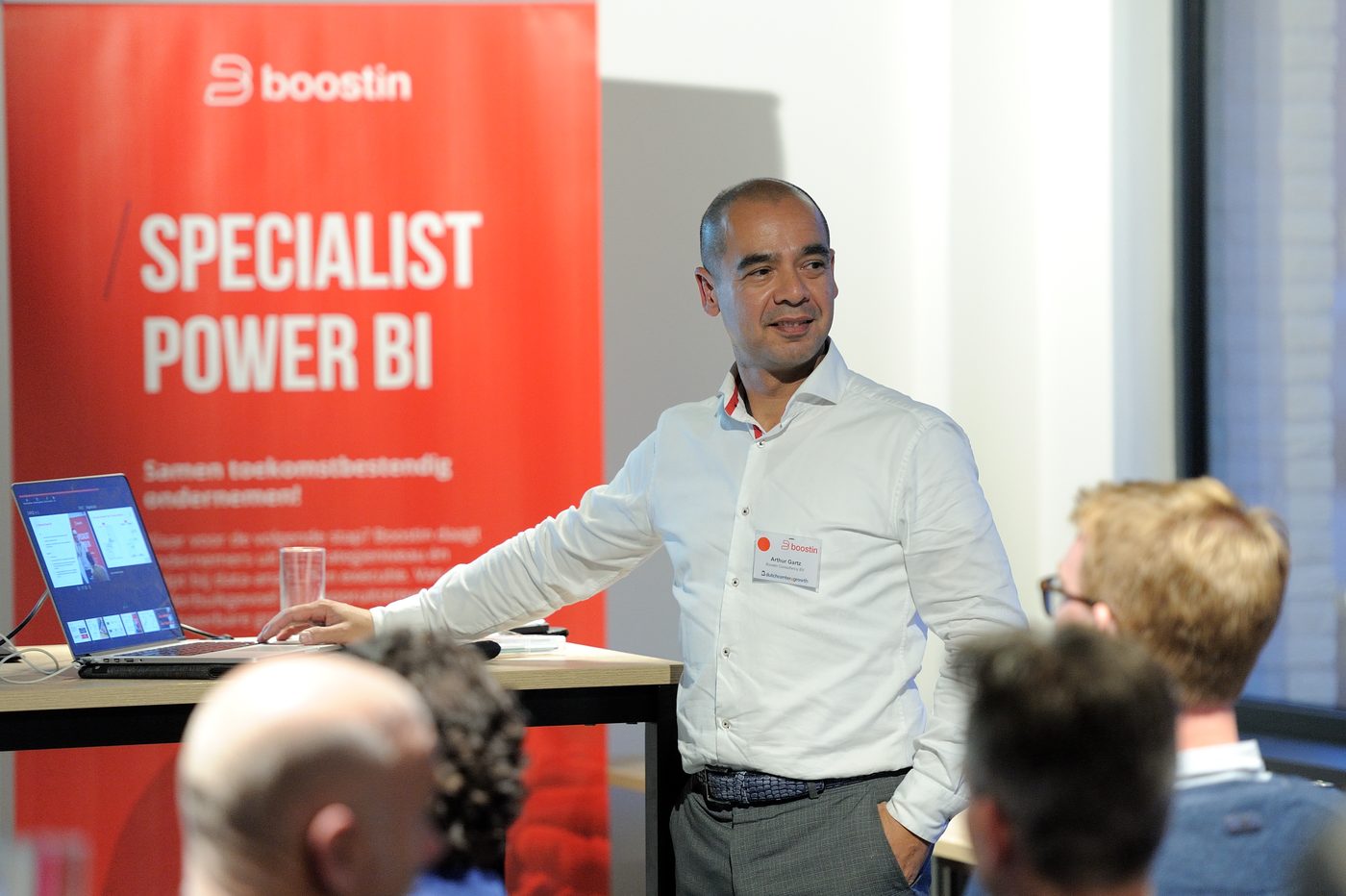 Boostin in gesprek met opdrachtgevers over stuurinformatie